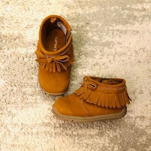 Carter’s Toddler Girls Moccasin Boots Size 4